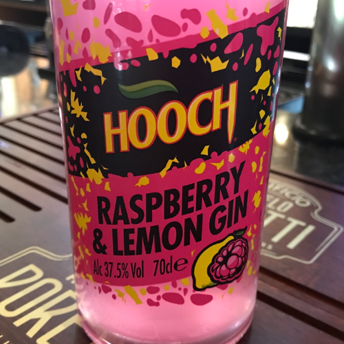 Hooch Raspberry lemon gin