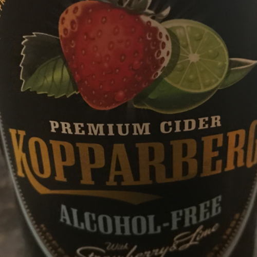 Alcohol free kopparberg strawberry