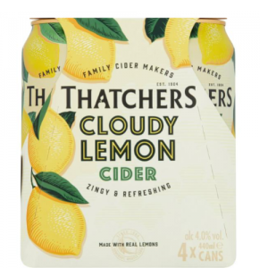 Thatchers  cloudy lemon pint