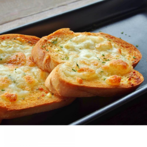 Garlic bread with cheese