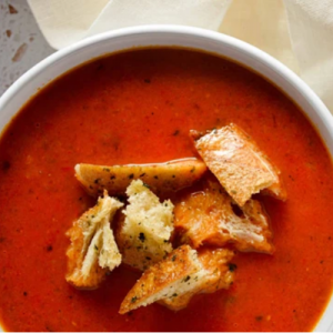 Tomato & red pepper soup