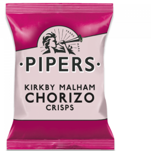 Pipers chorizo crisps