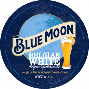 Blue moon pint.