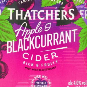 Thatchers Apple & blackberry pint
