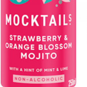 J20 strawberry mocktail 0%