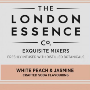 White peach and jasmine soda