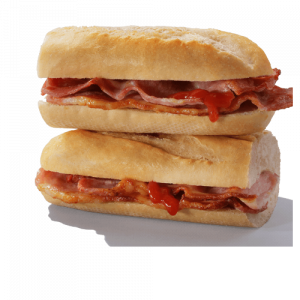 Bacon baguette